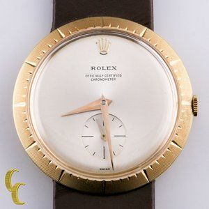 Rolex Modele de Depose 9522 18k Yellow Gold Hand-Winding Watch Box Papers